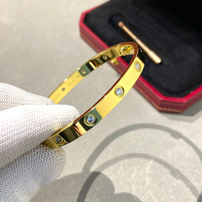 [AURORA]LOVE BRACELET 6.1MM 10 DIAMONDS