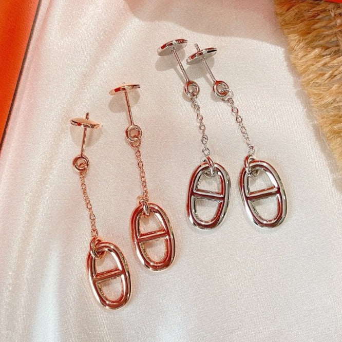 [AURORA]CHAINE TASSEL EARRINGS