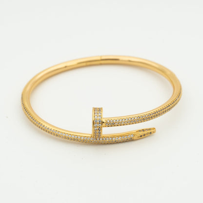[AURORA]JUSTE BRACELET 3.5MM ALL DIAMONDS