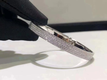 [AURORA]HM KELLY ARMBAND AUS SILBER MIT VOLLSTÄNDIGEM PAVE-DIAMANT