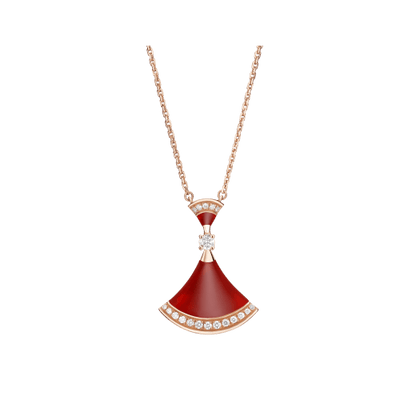 [AURORA]DREAM NECKLACE CARNELIAN DIAMOND