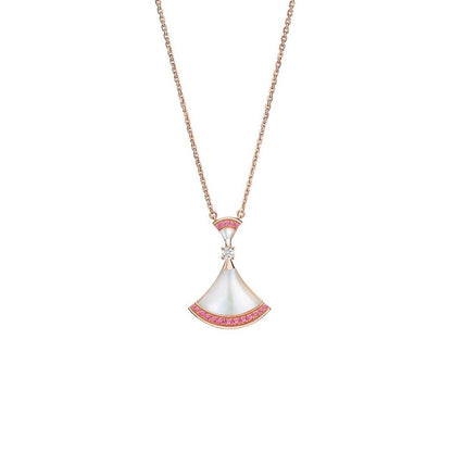[AURORA]DREAM NECKLACE MOP PINK DIAMOND