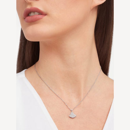 [AURORA]DREAM NECKLACE SILVER DIAMOND