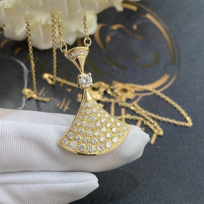 [AURORA]DREAM NECKLACE GOLD FULL DIAMOND