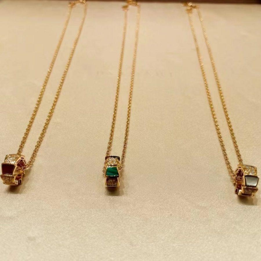 [AURORA]SERPENTI PEDANT DIAMOND NECKLACE