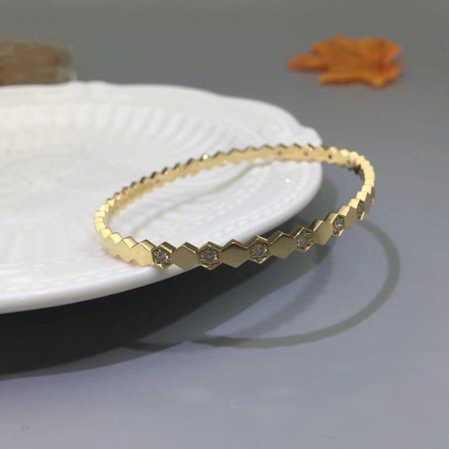 [AURORA]BEE LOVE GOLD DIAMOND BRACELET