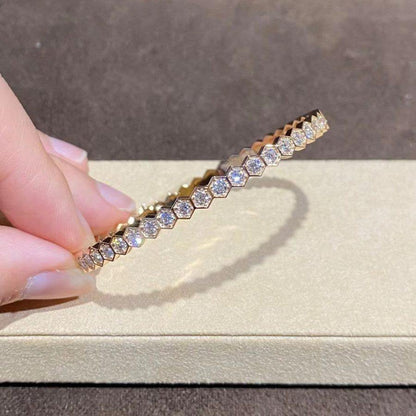 [AURORA]BEE LOVE GOLD BRACELET FULL DIAMOND