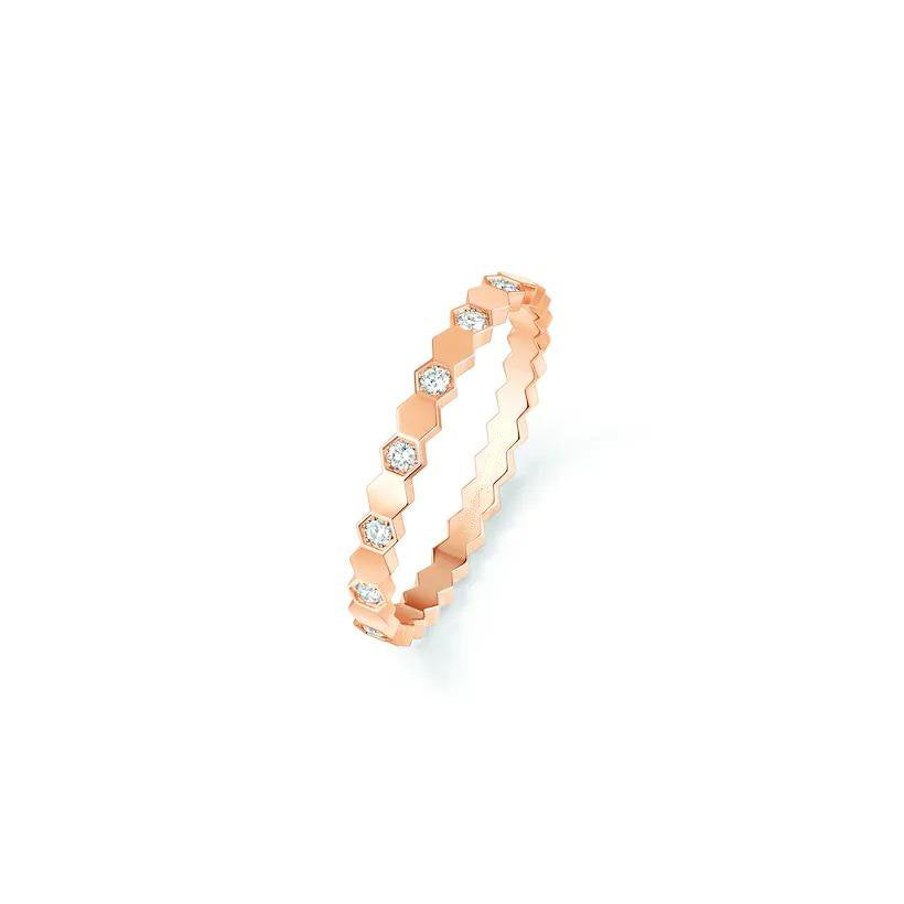 [AURORA]BEE LOVE RING PINK GOLD DIAMOND