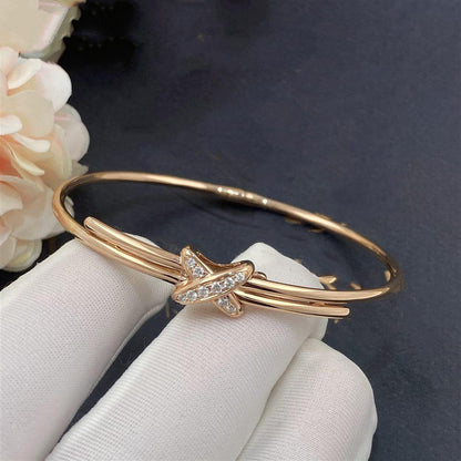 [AURORA]JEUX DE ARMBAND ROSA GOLD DIAMANTEN