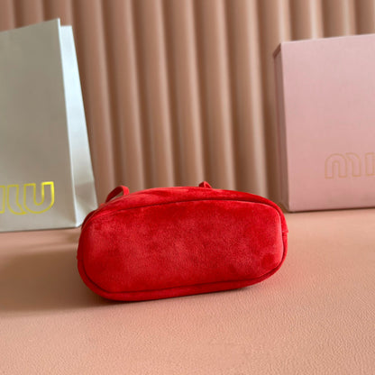 MINI TOTE BAG 17 RED IN NAPPA CALFSKIN
