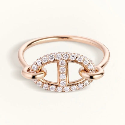 [AURORA]RONDE SMALL DIAMOND RING