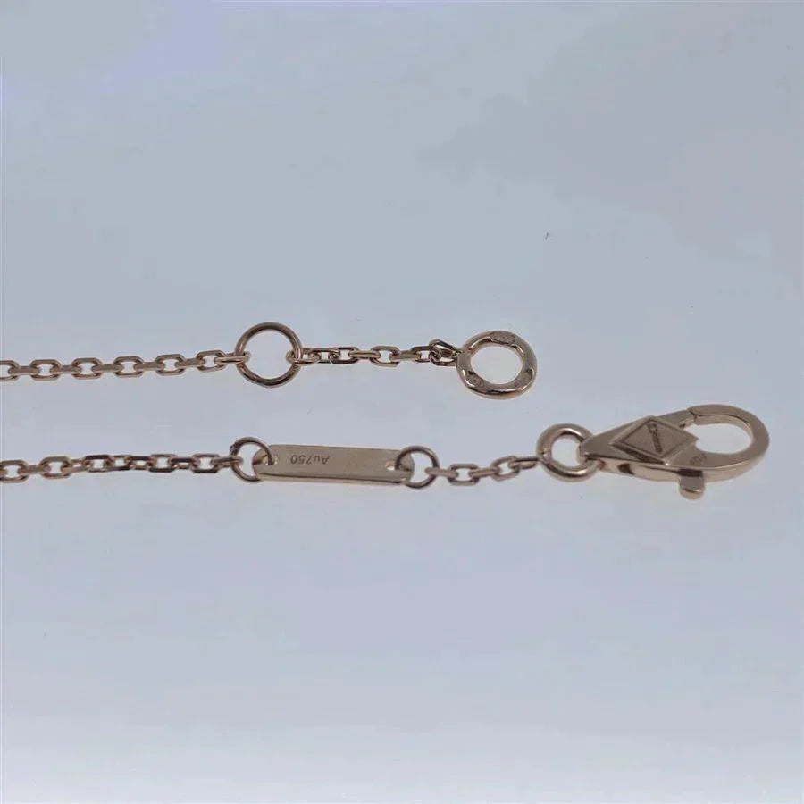 [AURORA]CLOVER WHITE MOP SINGLE FLOWER BRACELET