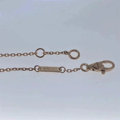 [AURORA]CLOVER WHITE MOP SINGLE FLOWER BRACELET