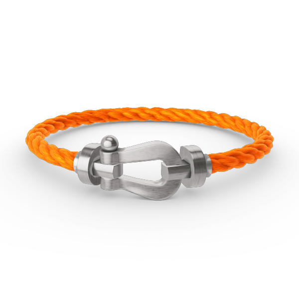 [AURORA]FORCE LARGE HORSESHOE NO DIAMOND BRACELET SILVER