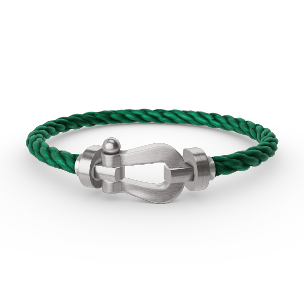 [AURORA]FORCE LARGE HORSESHOE NO DIAMOND BRACELET SILVER